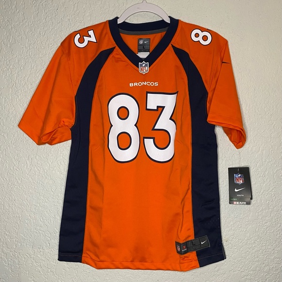 Denver Broncos Wes Welker On Field Nike Authentic NFL Jersey Size L/Youth 14/16 - Picture 2 of 5
